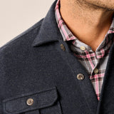 From our Top Shelf collection, this Lodge Shirt in an ultra-soft herringbone stretch cotton flannel blend gives you the benefits of a classic overshirt and the weight and warmth of a work jacket.