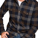 Johnston & Murphy Brushed Button Front Knit Shirt