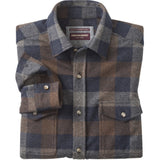 Johnston & Murphy Brushed Button Front Knit Shirt