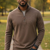 Johnston & Murphy Icon Reversible Solid Quarter Zip