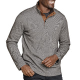 Johnston & Murphy Knit Jacquard Quarter Snap Pullover