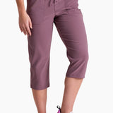 Featuring our durable performance blend fabric with the ideal stretch, the TREKR Pull-On Kapri is ready for casual summer fun. The pull-on waistband and external drawcord let you customize your fit for versatile everyday comfort and wear. Quick-drying, moisture-wicking, and maximum UV protection.
