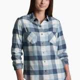 For work, play, and everything in between, the DARCY Flannel can do it all. Our incredibly soft cotton and Tencel fabric delivers breathable comfort for any activity. Featuring a relaxed fit with room to layer underneath, our cozy snap-up design features contrasting fabric details for a stylish touch.