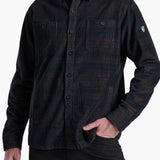 When you need the comfort and convenience of a shirt-jac, try the DISKORD! Featuring 100% cotton corduroy and a subtle plaid design, the DISKORD delivers breathable comfort and warmth for any casual occasion. Two button-securable chest pockets and two hand warmer pockets make it an easy choice.