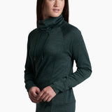 Featuring our soft, midweight sweater fabric and a cozy cowlneck, the ELIA™ bridges the gap between active and everyday. For casual social gatherings, office work, or layered-up performance, this versatile top delivers a flattering fit to any adventure. Equipped with a kangaroo pocket and signature thumb loops.
