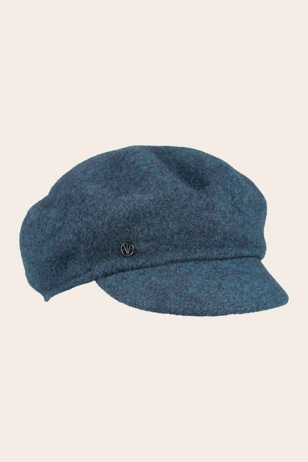 Blue cap on a beige background