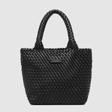 The Louenhide Baby Cruiser Woven Tote Bag is the epitome of laid-back elegance. Following on the woven trend, this women's woven tote bag will add the perfect touch of texture to your capsule wardrobe. Simply carry by the comfortable top handles or attach the adjustable crossbody strap for a hands-free moment when strolling around town. Elevate your style and carry your essentials with the Baby Cruiser Woven Tote Bag.