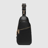 The Louenhide Bella Sling Bag is designed with both style and functionality in mind. Travel organization has never been easier with the dual compartment design ensuring your valuables are within reach and secured safely with the zip closures. Featuring an adjustable and detachable strap allows you to choose the way your bag slings. Whether over your left or right shoulder, this faux leather sling bag ensures comfortable all-day wear. This small sling backpack adds a refined touch to any casual outfit, enhan