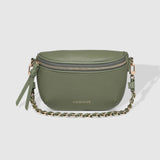 The Louenhide Halsey Sling Bag is where active meets an urban lifestyle. A Louenhide favourite and go-to for fuss free functionality, this soft vegan leather crossbody bag is designed with a secure front zip closure, backside zip pocket and internal zip pocket to keep all your belongings safe when you are on-the-go.