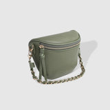 The Louenhide Halsey Sling Bag is where active meets an urban lifestyle. A Louenhide favourite and go-to for fuss free functionality, this soft vegan leather crossbody bag is designed with a secure front zip closure, backside zip pocket and internal zip pocket to keep all your belongings safe when you are on-the-go.