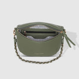 The Louenhide Halsey Sling Bag is where active meets an urban lifestyle. A Louenhide favourite and go-to for fuss free functionality, this soft vegan leather crossbody bag is designed with a secure front zip closure, backside zip pocket and internal zip pocket to keep all your belongings safe when you are on-the-go.