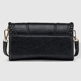 The Louenhide Harlow Crossbody Bag is a timeless, year-round wardrobe staple featuring a subtle woven vegan leather trim. Whether you are heading to brunch or afternoon drinks, the detachable and adjustable crossbody strap allows you to seamlessly transition the Harlow from crossbody to clutch. With the two thoughtfully designed compartments and large zip pocket, organize your daily essentials with ease. Designed with an envelope silhouette to pair seamlessly with your wardrobe.