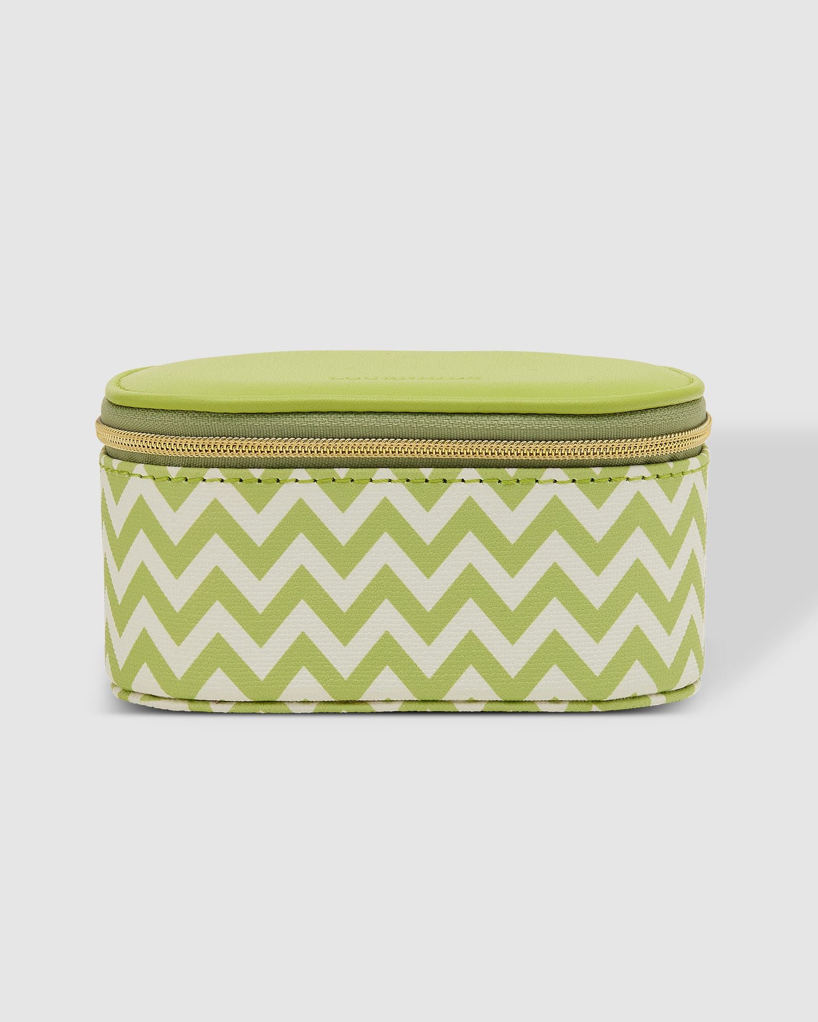 The Louenhide Olive Jewelry Box is a sweet oblong accessories box perfect for travel or everyday use. Keep your jewelry safe and secure in Olive’s separate compartments, elasticated pocket, and ring rolls. This affordable jewelry case is versatile and will fit comfortably in your handbag for on-the-go styling!