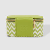 The Louenhide Olive Jewelry Box is a sweet oblong accessories box perfect for travel or everyday use. Keep your jewelry safe and secure in Olive’s separate compartments, elasticated pocket, and ring rolls. This affordable jewelry case is versatile and will fit comfortably in your handbag for on-the-go styling!