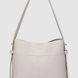 Light shoulder bag on a light gray background