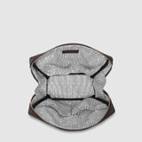 Travel case with on a light gray background