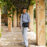 The Louenhide Kasey Textured Crossbody Bag with the Logo Strap is a classic women's everyday bag with elevated style. Designed in a soft and slouchy design, this casual crossbody bag is a smaller take on our best-selling Daisy Crossbody Bag. Secure your favourite products in either the zip pocket, the two slip pockets or in the interior compartment for your bigger items such as sunglasses, purse and phone with ease.