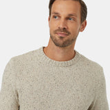 Step up your sweater game with our fresh spin on our classic knit crew. Made from 100% organic cotton yarn with a contrast nep, it delivers a unique touch of texture and colour.