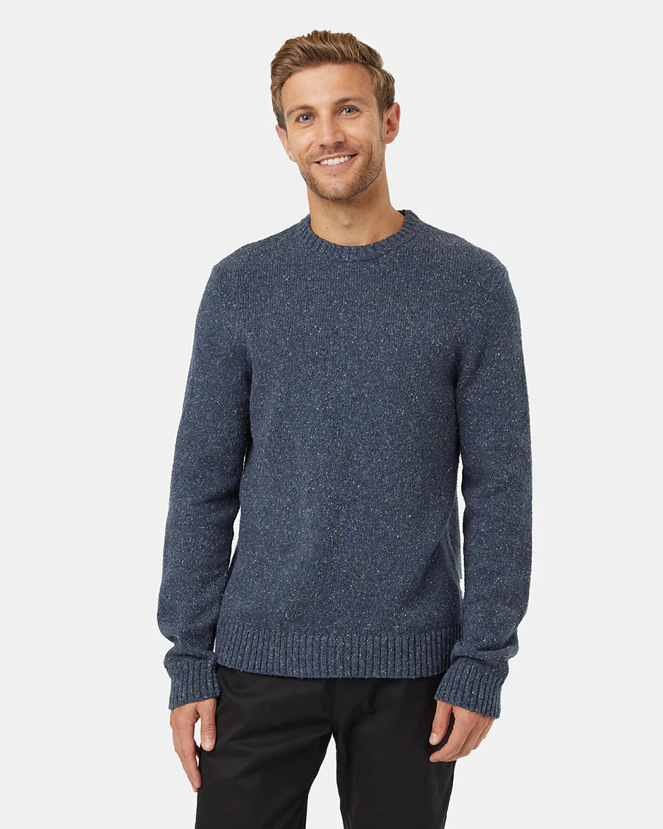 Step up your sweater game with our fresh spin on our classic knit crew. Made from 100% organic cotton yarn with a contrast nep, it delivers a unique touch of texture and colour.