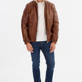 Regency NORWAY Cognac Leather Jacket