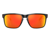 The look of Holbrook, from its iconic style to keyhole bridge and metal rivets, has been scaled up to fit larger faces.