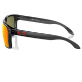The look of Holbrook, from its iconic style to keyhole bridge and metal rivets, has been scaled up to fit larger faces.