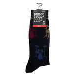 Perri's All Over Drum Crew Knit Sock