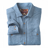 Johnston & Murphy Woodson Heathered Woven Shirt