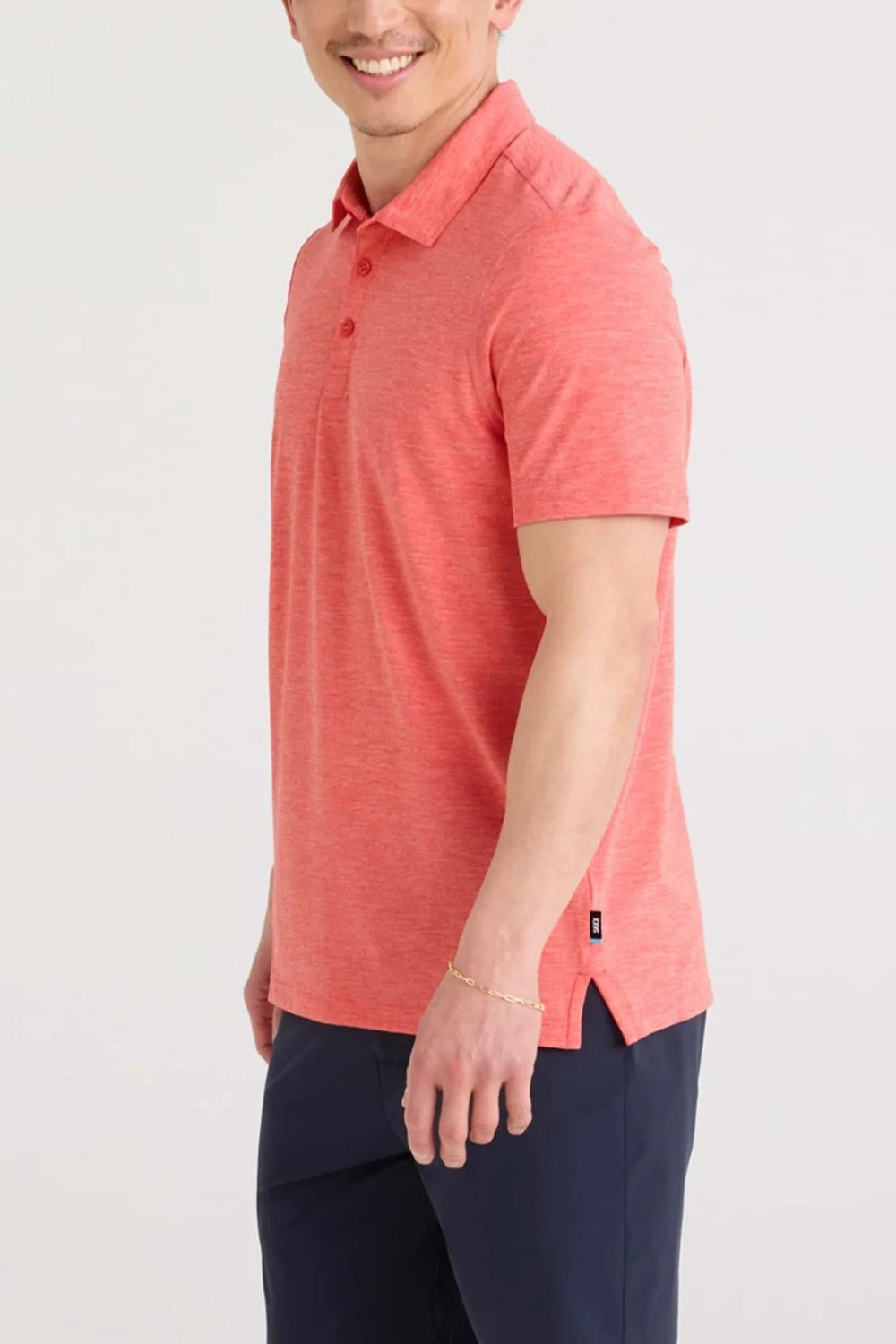 Featuring our evaporative cooling tech and UPF 50+ sun protection, our DropTemp All Day Cooling Polo keeps you cool, sun-safe, and sweat-free during hot days outside.