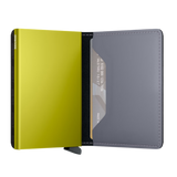 Secrid Premium Slimwallet Matte Grey/Lime