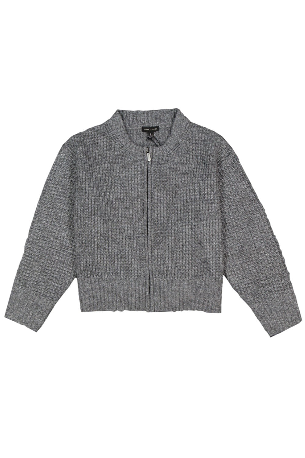 Crafted with a wool blend, the Silver Jeans Co. Zip Front Bomber provides warmth and comfort in colder temperatures. The luxurious fabric offers a soft touch and insulating properties, making it the perfect choice for a stylish and practical piece.