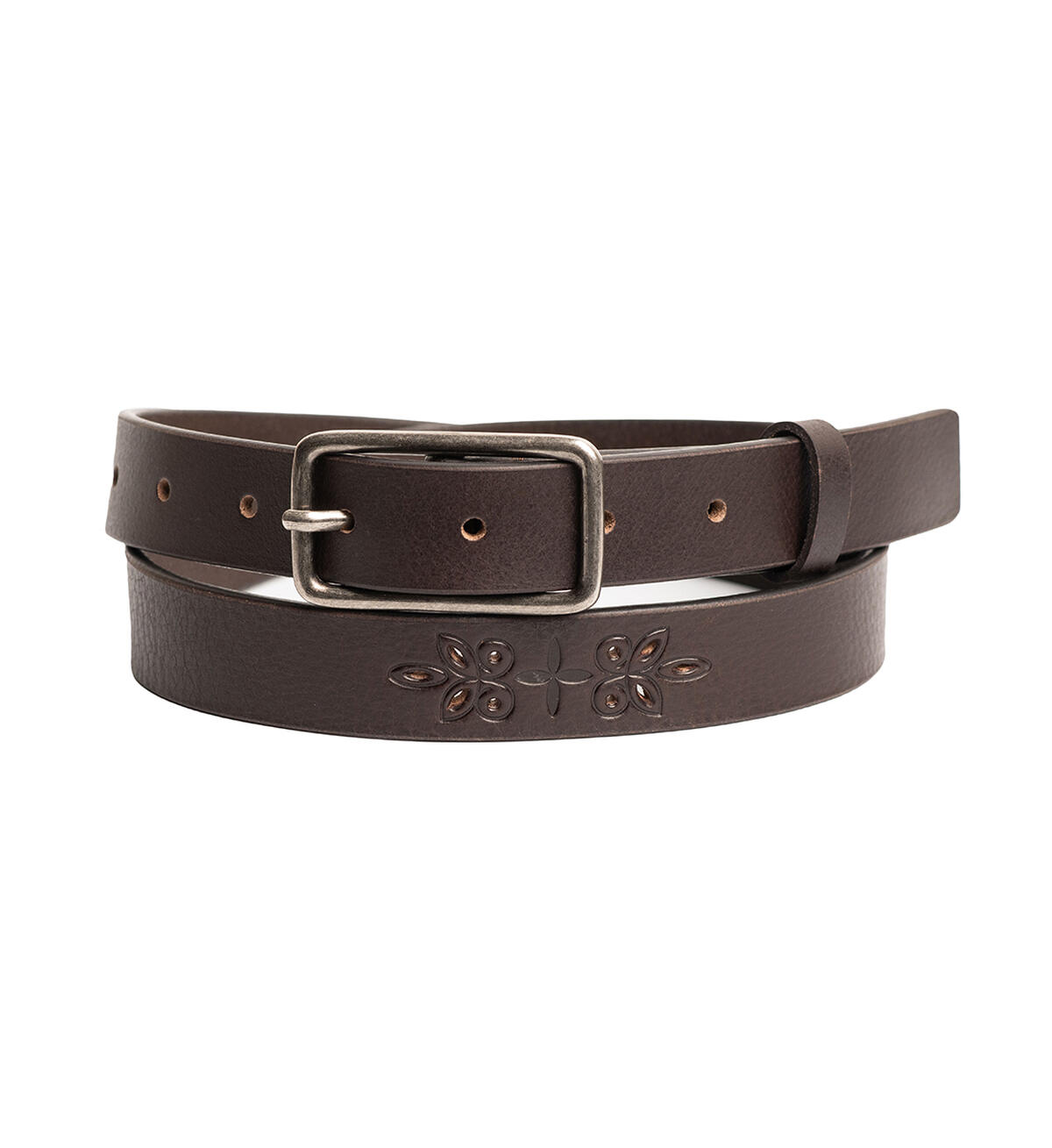 Add the perfect finishing touch to every outfit with a versatile belt that does more than just hold your pairs in place. Classically designed to match your favourite jeans, pants, shorts, skirts and more, this genuine leather belt will complete your look and keep you comfortable all the same.
