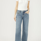 Silver Jeans Co. Suki Mid Rise Wide Leg Jeans