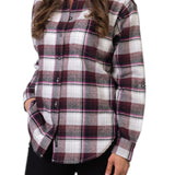 Introducing the Silver Jeans Co. Flannel Shirt - crafted with 100% cotton for a comfortable feel. Perfect for casual occasions, this shirt features a classic plaid pattern and a long sleeve design with roll tab for versatility and style. Elevate your wardrobe with this must-have piece.