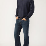 Jace offers a modern take on the classic cowboy jean. Now crafted with soft, durable Luxe Heritage denim, these jeans sit just below the waist and feature a slim fit through the hip and thigh. The bootcut leg opening balances the slim silhouette and easily fits over any footwear.