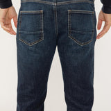 Jace offers a modern take on the classic cowboy jean. Now crafted with soft, durable Luxe Heritage denim, these jeans sit just below the waist and feature a slim fit through the hip and thigh. The bootcut leg opening balances the slim silhouette and easily fits over any footwear.