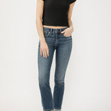 Silver Jeans Ladies Suki Straight Luxe Stretch Jean