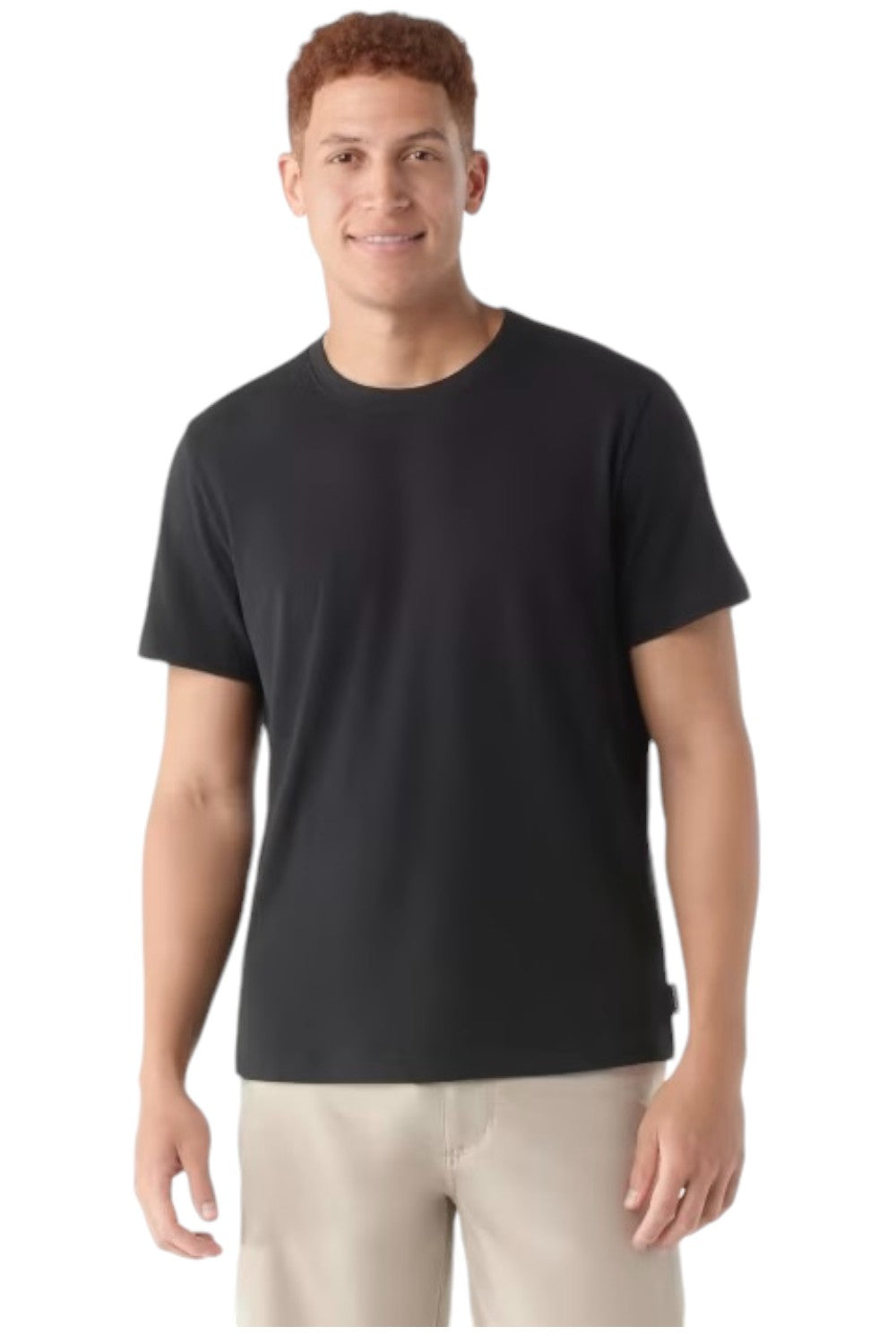 Is this the most perfect tee we’ve ever made? We’ll let you decide. Soft organically grown cotton &nbsp;stays next to skin &nbsp;&nbsp;while the benefits of Merino wool work to manage stink, sweat, and body temperature. The structured silhouette has a relaxed fit that helps you move through the day comfortably, no matter what you’ve got planned. For all-day comfort, our Men’s Perfect Crew Short Sleeve Tee has got it.