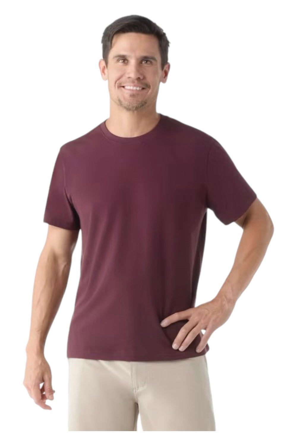 Is this the most perfect tee we’ve ever made? We’ll let you decide. Soft organically grown cotton &nbsp;stays next to skin &nbsp;&nbsp;while the benefits of Merino wool work to manage stink, sweat, and body temperature. The structured silhouette has a relaxed fit that helps you move through the day comfortably, no matter what you’ve got planned. For all-day comfort, our Men’s Perfect Crew Short Sleeve Tee has got it.