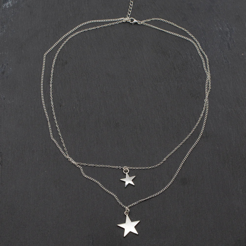This double stranded necklace is so cute and perfect for everyday wear!