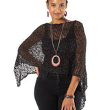 We love these popcorn knit ponchos! They are so soft and the perfect coverup for cool days or evenings.