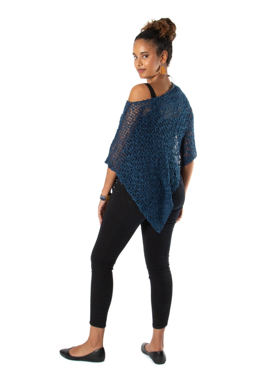 We love these popcorn knit ponchos! They are so soft and the perfect coverup for cool days or evenings.