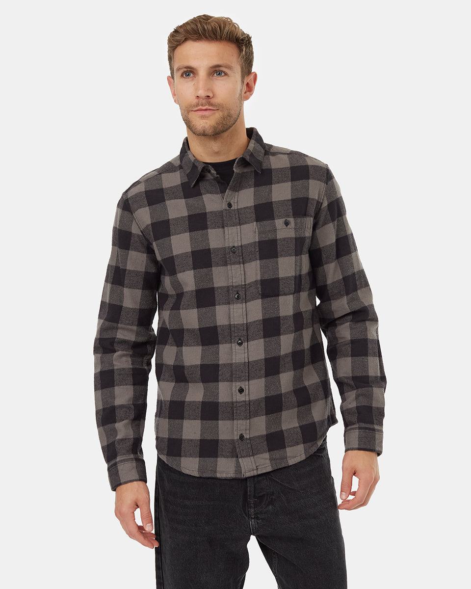 Made from an insulating blend of kapok and organic cotton, this shirt's footprint is only a fraction of what you'd find in an average plaid button up. 