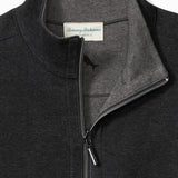 Gray zip-up sweatshirt with Tommy Bahama label on a white background