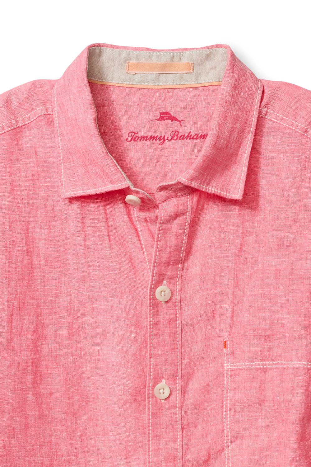 Get ready to feel the breeze in style with the Tommy Bahama Paradise Breezer! This long sleeve linen white shirt from Tommy Bahama is perfect for any occasion. Stay cool and comfortable while looking effortlessly chic. Paradise awaits!