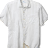 Get ready to feel the breeze in style with the Tommy Bahama Paradise Breezer! This short sleeve linen white shirt from Tommy Bahama is perfect for any occasion. Stay cool and comfortable while looking effortlessly chic. Paradise awaits!