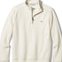For sunset at the beach or an easy bonfire layer, look to this comfortable half-zip sweatshirt with a subtle faded wash and unique slubbed texture.