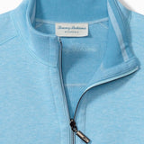 Flip the script from polished to casual without missing a beat in our versatile Flip Coast Collection. For a sophisticated look, the heathered face side of this versatile half-zip features elevated trim at the collar, cuffs, and hem, while on the reverse side, a subtle jacquard pattern with tonal stitching sets an easy, relaxed tone for everyday living.