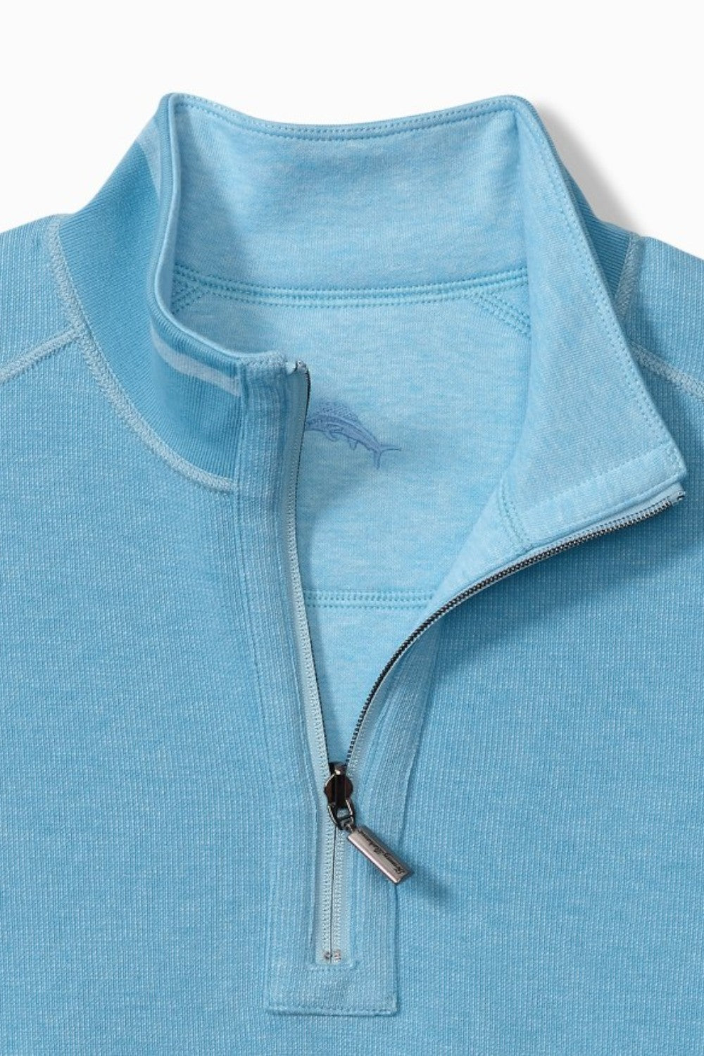 Flip the script from polished to casual without missing a beat in our versatile Flip Coast Collection. For a sophisticated look, the heathered face side of this versatile half-zip features elevated trim at the collar, cuffs, and hem, while on the reverse side, a subtle jacquard pattern with tonal stitching sets an easy, relaxed tone for everyday living.