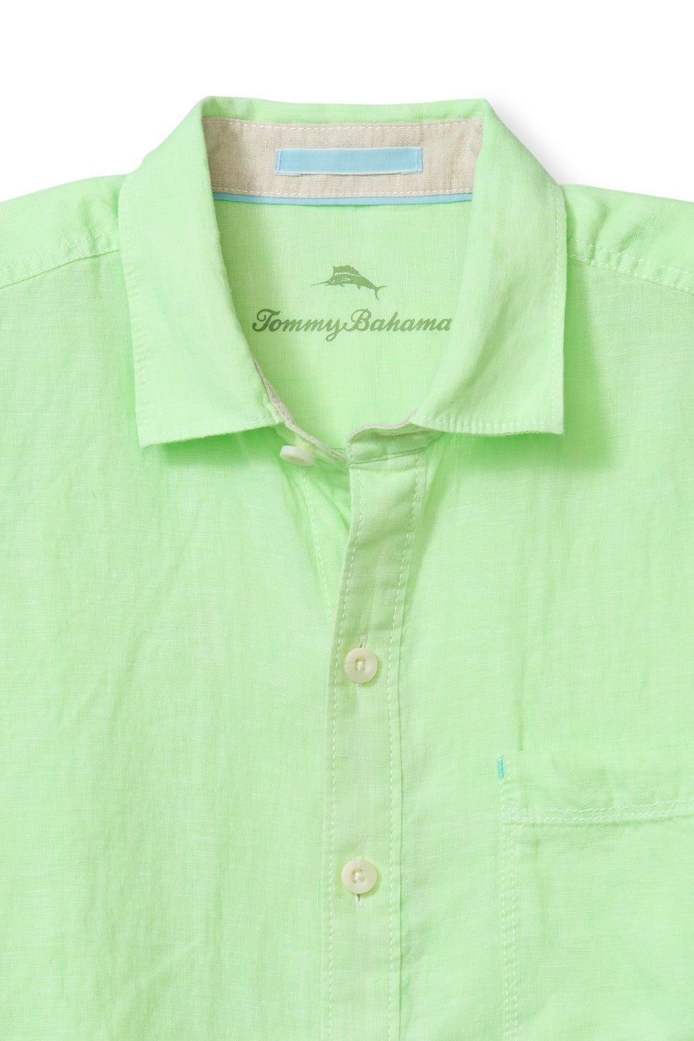 Get ready to feel the breeze in style with the Tommy Bahama Paradise Breezer! This long sleeve linen white shirt from Tommy Bahama is perfect for any occasion. Stay cool and comfortable while looking effortlessly chic. Paradise awaits!